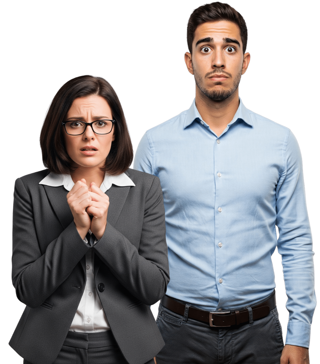 no background_website-image_b2b-marketing-services-page_1020x1160px an image of two concerned business people who need b2b marketing services